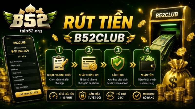 Điều kiện cần đáp ứng để rút tiền B52CLUB