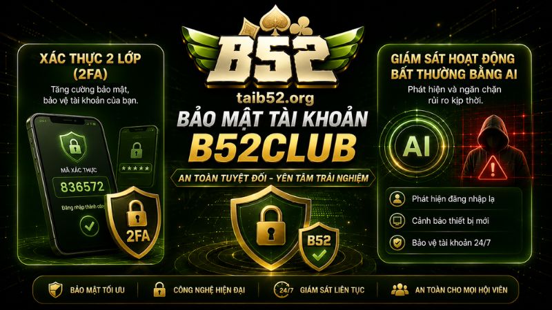 Cơ chế của chính sách bảo mật tài khoản B52CLUB