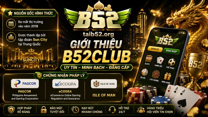 Giới thiệu cổng game B52CLUB với thông tin chung