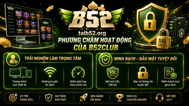 Phương châm hoạt động và phát triển trong giới thiệu của B52CLUB